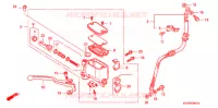 MAITRE CYLINDRE DE FREIN AVANT (2) pour Honda CB 500 2000