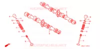 ARBRE A CAMES   SOUPAPE pour Honda CB 1300 ABS FAIRING 2005