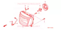 PHARE (3) pour Honda CB 1300 ABS FAIRING 2005