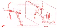 BEQUILLE pour Honda CB 1300 ABS, TETE DE FOURCHE 2007