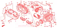 FILTRE A AIR pour Honda CB 1300 ABS, TETE DE FOURCHE 2007