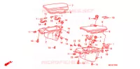 VIDE POCHE pour Honda CB 1300 ABS, TETE DE FOURCHE 2007