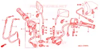 COMMODO   LEVIER   CABLE pour Honda CB 1300 ABS 2005