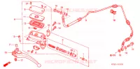 MAITRE CYLINDRE pour Honda CB 1300 ABS WHITE 2005