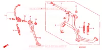 BEQUILLE pour Honda CB 1300 SUPER FOUR ABS 2007