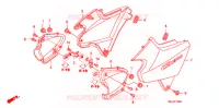 COUVERCLES LATERAUX pour Honda CB 1300 SUPER FOUR ABS 2007