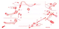PEDALE pour Honda CB 1300 SUPER FOUR ABS 2007
