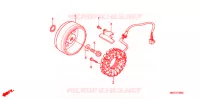 ALTERNATEUR pour Honda SHADOW VT 750 Kumamoto factory 2008