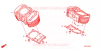 CYLINDRE pour Honda SHADOW VT 750 Hamamatsu factory 2008