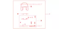 PARE BRISE pour Honda SHADOW VT 750 Hamamatsu factory 2008