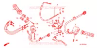 LEVIER DE GUIDON   CABLE   COMMODO pour Honda CBR 1000 RR FIREBLADE 2009