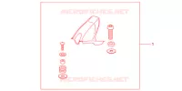 LECHE ROUE CARBONE pour Honda CBR 1000 RR FIREBLADE 2009