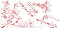 GUIDON   TE DE FOURCHE pour Honda CBR 1000 RR FIREBLADE 2009