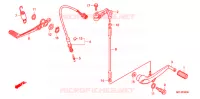 PEDALE pour Honda CBR 1000 RR FIREBLADE 2009