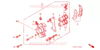 ETRIER DE FREIN AVANT pour Honda CBR 125 BLACK 2009