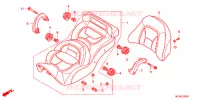 SELLE pour Honda GL 1800 GOLD WING ABS NAVI AIRBAG 2014