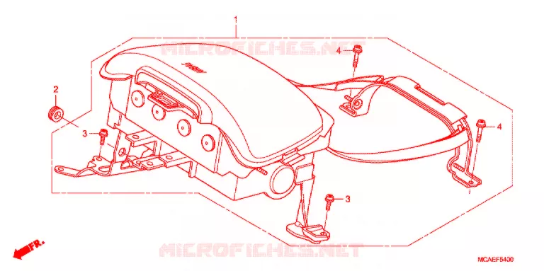 MODULE AIRBAG Honda MOTO 1800 GOLD-WING 2014  GL1800E