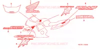 AUTOCOLLANTS (1) pour Honda CBR 1100 SUPER BLACKBIRD 2006