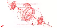 ROUE AVANT pour Honda CBR 1100 SUPER BLACKBIRD 2006