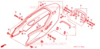 CARENAGES ARRIERE pour Honda CBR 1100 SUPER BLACKBIRD 2006