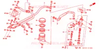 MAITRE CYLINDRE DE FREIN ARRIERE pour Honda CBR 1100 SUPER BLACKBIRD 2006