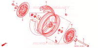 ROUE AVANT pour Honda CBR 1100 SUPER BLACKBIRD 2006