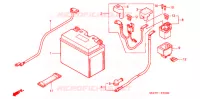 BATTERIE pour Honda CBR 1100 SUPER BLACKBIRD 2006