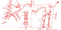 MAITRE CYLINDRE DE FREIN ARRIERE pour Honda CBR 1100 SUPER BLACKBIRD 2006