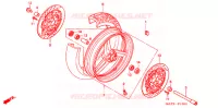 ROUE AVANT pour Honda CBR 1100 SUPER BLACKBIRD 2006