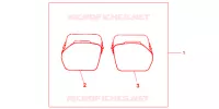 SAC INTERIEUR DE VALISE pour Honda CBR 1100 SUPER BLACKBIRD 2006