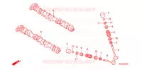 ARBRE A CAMES   SOUPAPE pour Honda CBF 1000 F ABS 2010