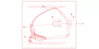 TOP CASE 45L NIGHTSTAR BLACK pour Honda CBF 1000 F ABS 2010