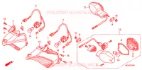 CLIGNOTANT pour Honda CBF 1000 F ABS 2010