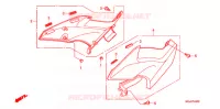 COUVERCLES LATERAUX pour Honda CBF 1000 F ABS 2010