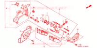 ETRIER DE FREIN ARRIERE pour Honda XR 650 2005