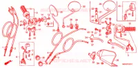 LEVIER DE GUIDON   CABLE   COMMODO (DK/ED/U) pour Honda XR 650 2005