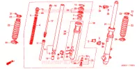 FOURCHE pour Honda XR 650 2005