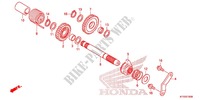 AXE DE KICK pour Honda CBF 125 2012