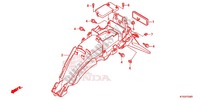 GARDE BOUE ARRIERE pour Honda CBF 125 2012