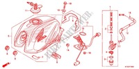 RESERVOIR A CARBURANT pour Honda CBF 125 2012