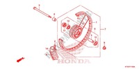 ROUE AVANT (1) pour Honda CBF 125 2012