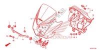 TETE DE FOURCHE pour Honda CBF 125 2012