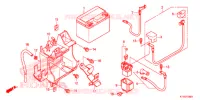 BATTERIE pour Honda CBF 125 2012