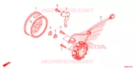 ALTERNATEUR pour Honda CBF 160 UNICORN 2016