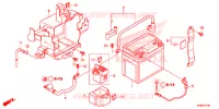 BATTERIE pour Honda CBF 160 UNICORN 2016