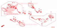 CLIGNOTANT pour Honda CBF 160 UNICORN 2016