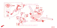 GUIDON   TE DE FOURCHE pour Honda CBF 160 UNICORN 2016