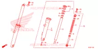 FOURCHE pour Honda CB1 125 2015