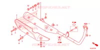 SILENCIEUX D'ECHAPPEMENT pour Honda CB1 125 RUEDA CON RAIOS LA 2015