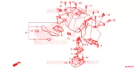 CACHE CENTRAL pour Honda NC 750 POLICE 2016
